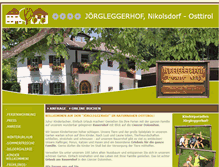 Tablet Screenshot of joergleggerhof.at